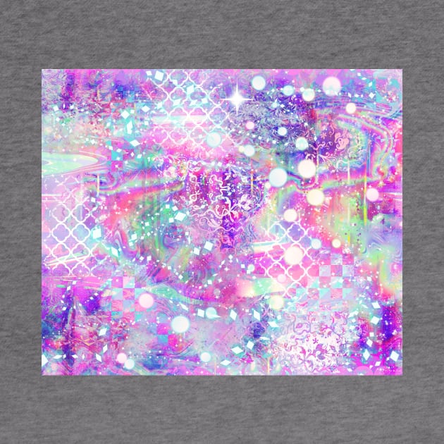 Pink Sparkly Holographic by saradaboru